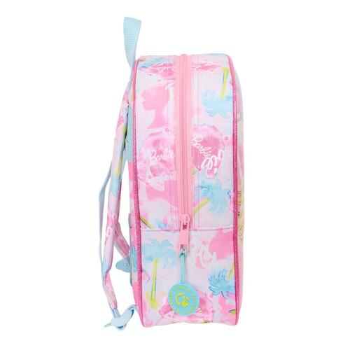 Skoletaske Barbie Painterly Pink Himmelblå 22 x 27 x 10 cm