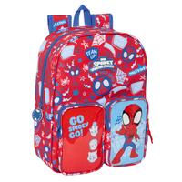 Skoletaske Spider-Man Rescue Blå Rød 26 x 34 x 11 cm