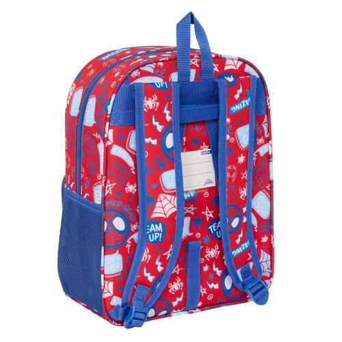 Skoletaske Spider-Man Rescue Blå Rød 26 x 34 x 11 cm