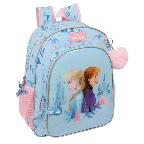 Skoletaske Frozen Ice magic Blå 32 x 38 x 12 cm