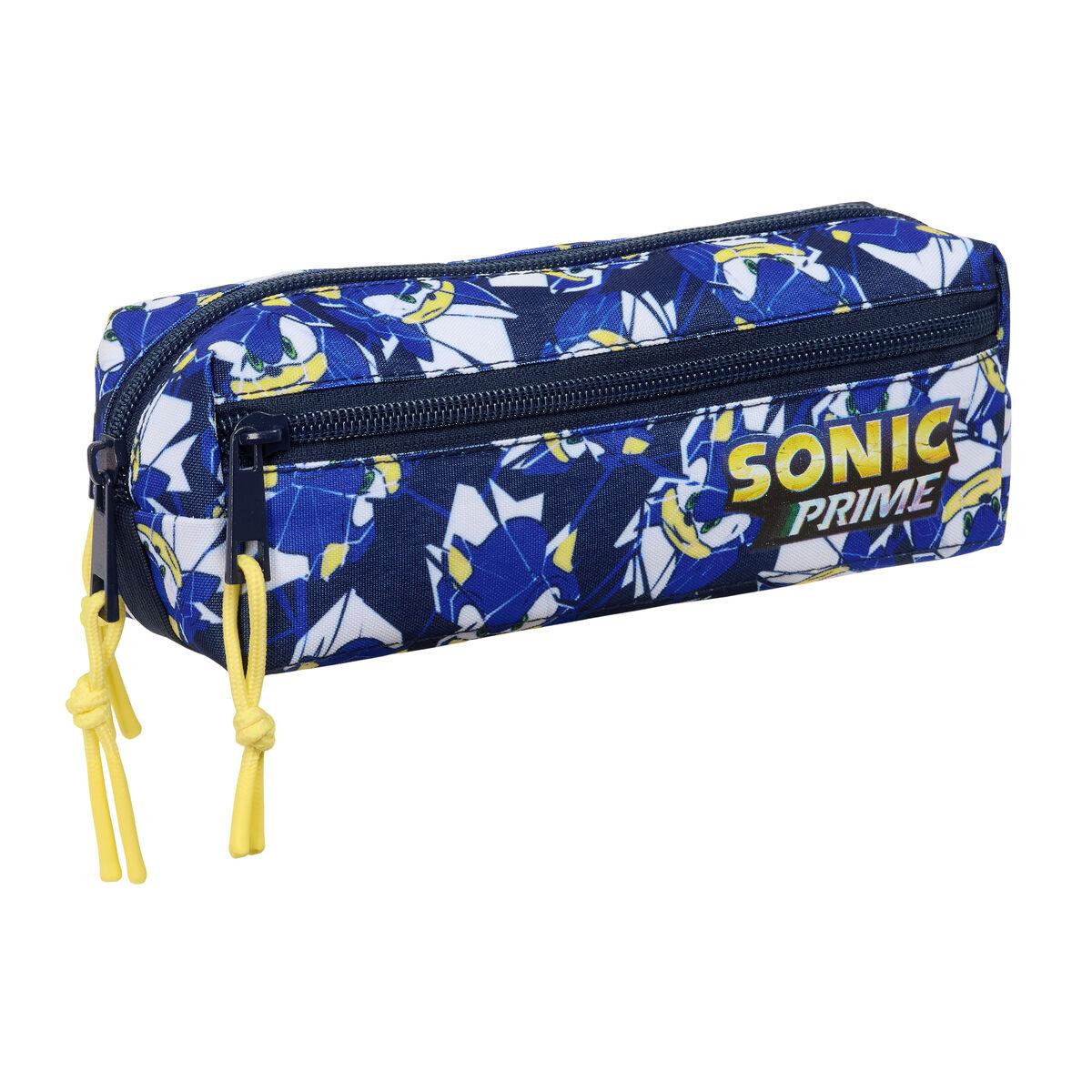 Penalhus Sonic Prime - Blå, 22 × 8,5 × 6 cm billede