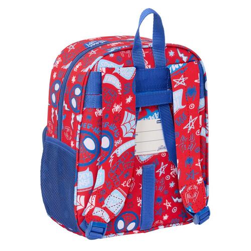 Skoletaske Spider-Man Rescue Blå Rød 22 x 27 x 10 cm