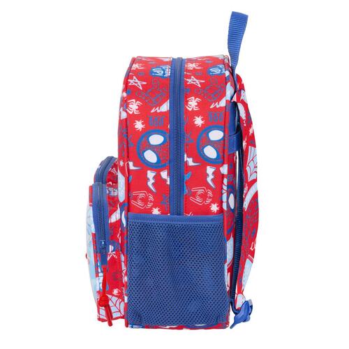 Skoletaske Spider-Man Rescue Blå Rød 22 x 27 x 10 cm
