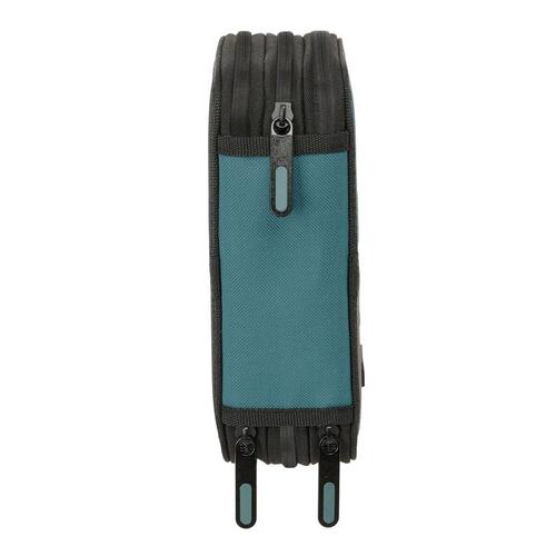 Tredobbelt Penalhus Safta Urban style Blå Grå 12,5 x 19,5 x 5,5 cm 37 Dele