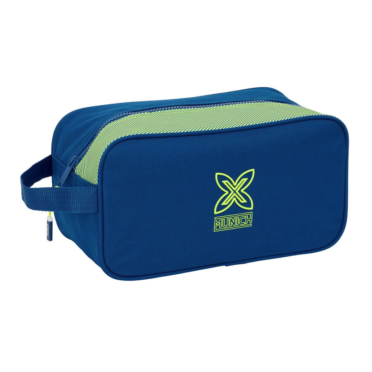 Skotaske Munich North - marineblå rejseskotaske 29 × 15 × 14 cm billede