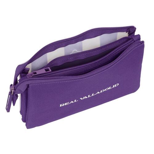 Penalhus Real Valladolid C.F. Hvid Lilla 22 x 12 x 3 cm