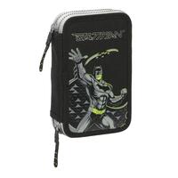 Dobbelt penalhus Batman Game over Sort 12.5 x 19.5 x 4 cm Dobbelt penalhus 29 Dele