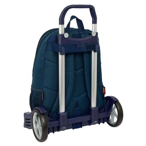 Skolerygsæk med Hjul Kelme Epic Marineblå 32 x 44 x 16 cm