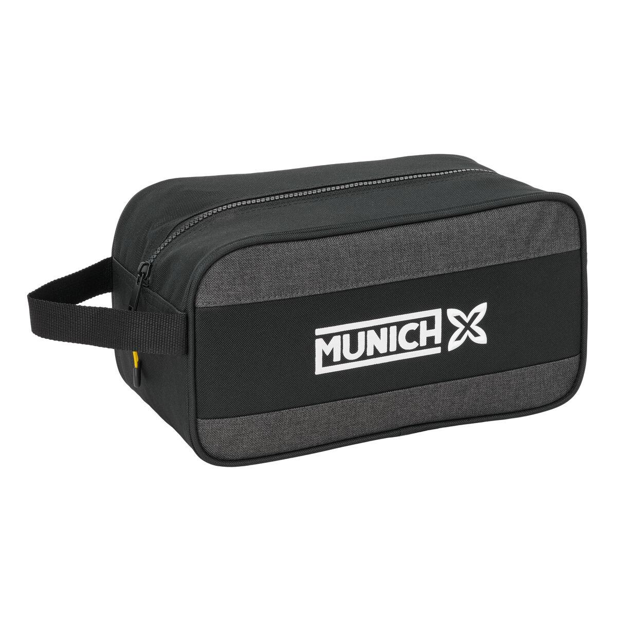 Munich Topo rejseskotaske - sort, 29 × 15 × 14 cm