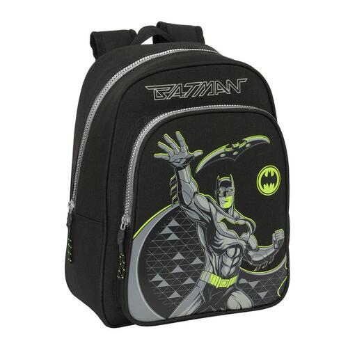 Skoletaske Batman Game over Sort 27 x 33 x 10 cm