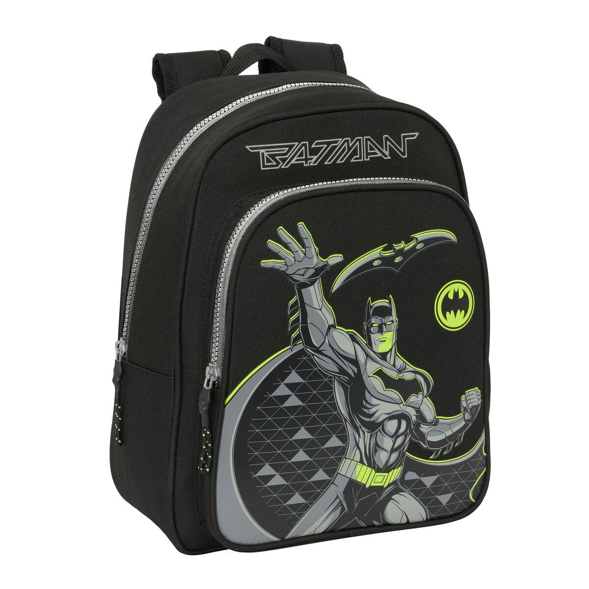 Skoletaske Batman Game over Sort 27 x 33 x 10 cm