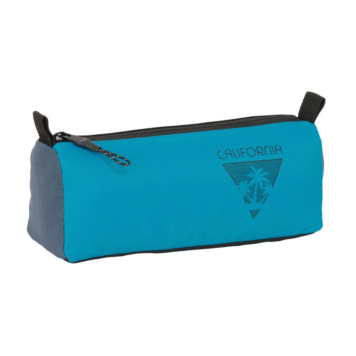 BlackFit8 California penalhus - blå/sort, 21 × 8 × 7 cm