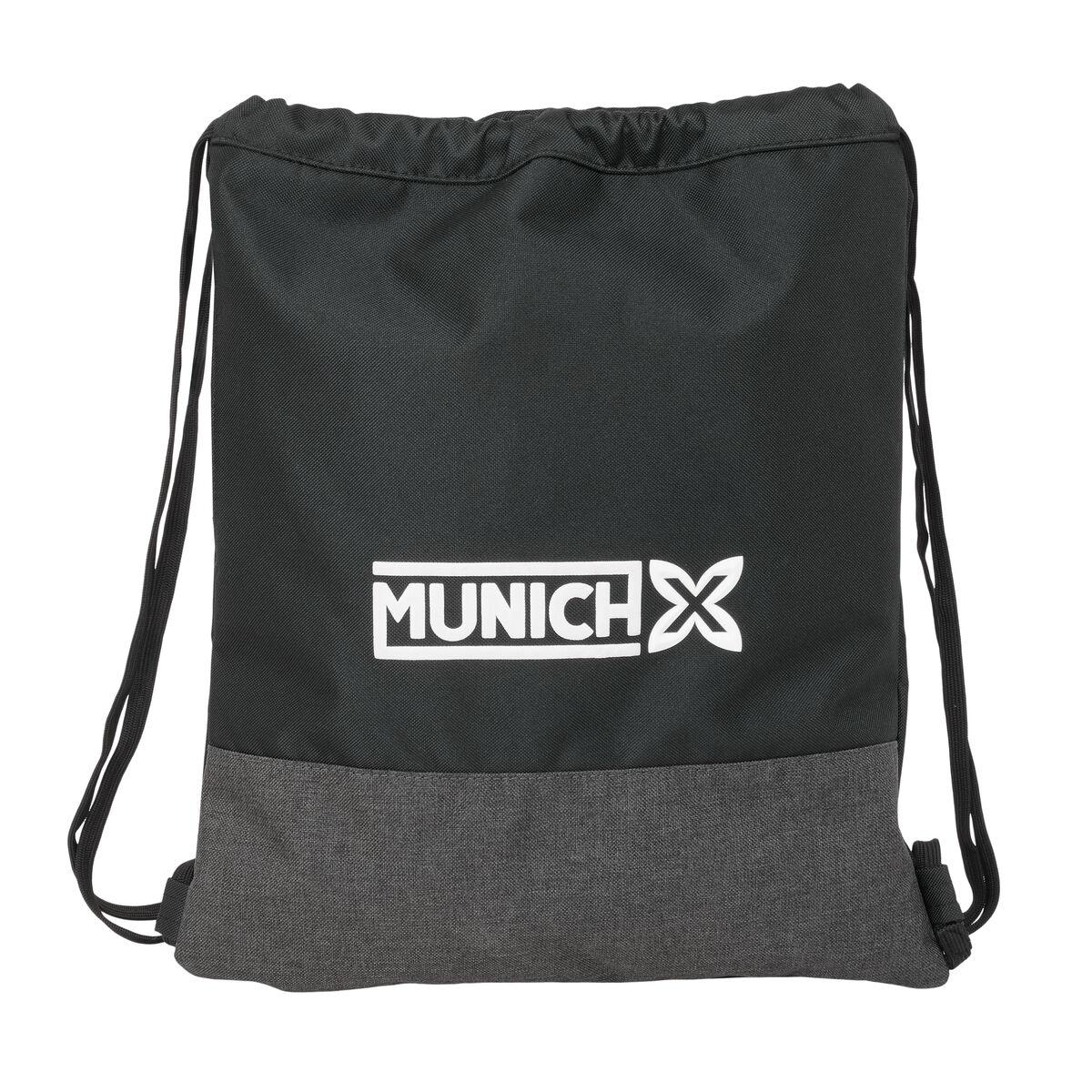 Rygsæk med Snore Munich Topo Sort 35 x 40 x 1 cm