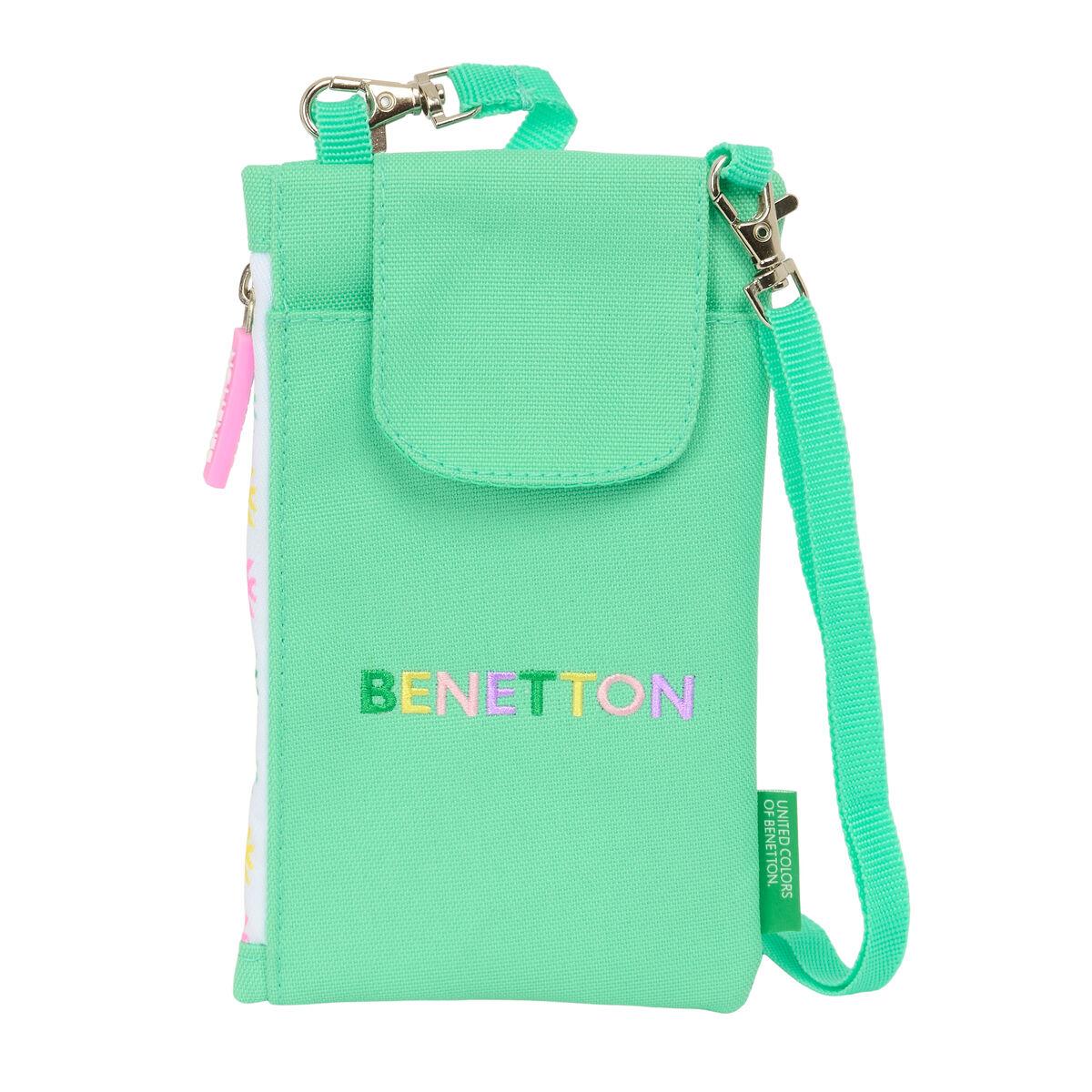 Benetton mobiltaske - mintgrøn crossbody