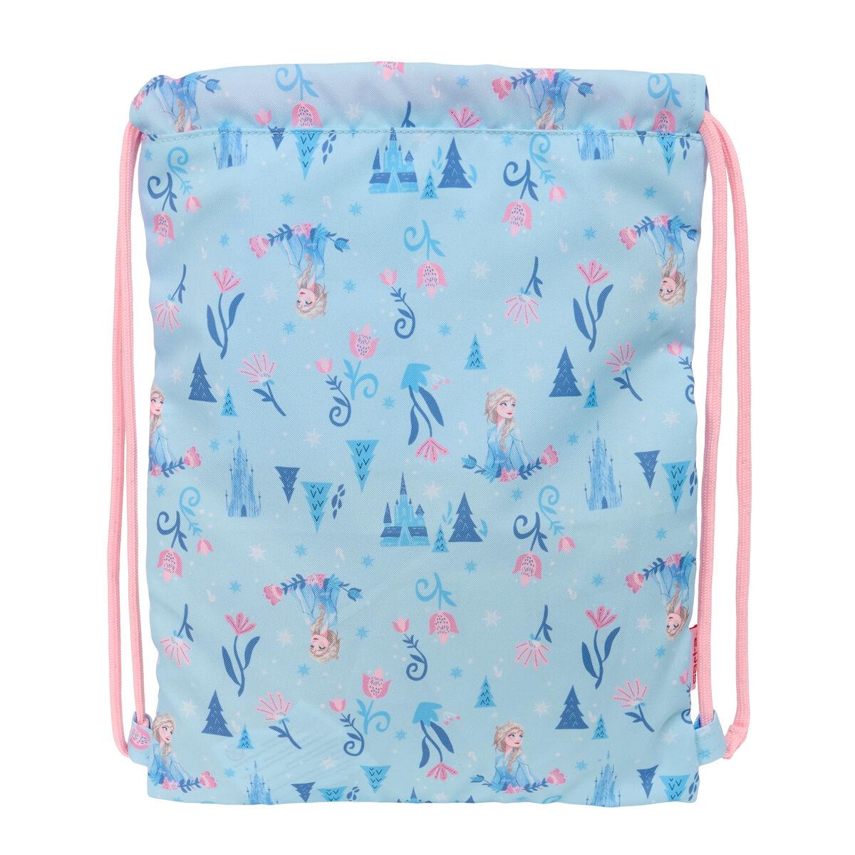 Frozen gymnastiktaske med snore - Ice Magic, blå 26 × 34 × 1 cm