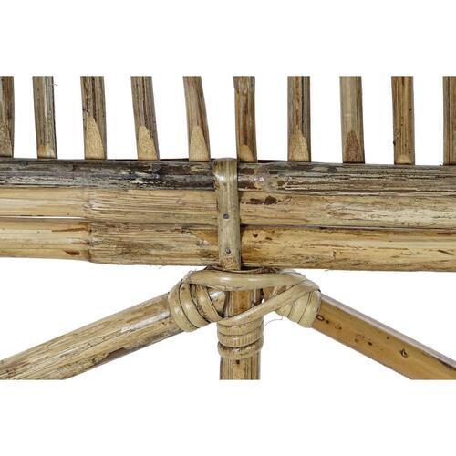 Sengegavl DKD Home Decor Hvid Natur 178 x 4 x 128 cm