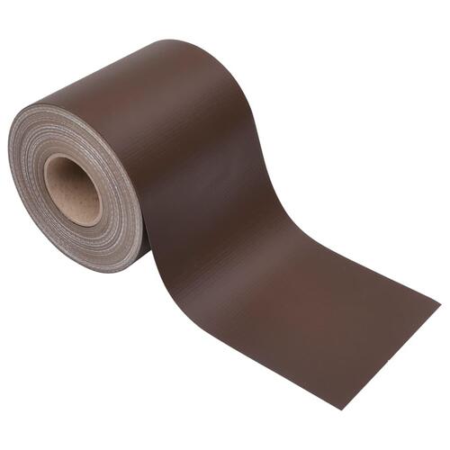 Haveskærm 70x0,19 m PVC brun
