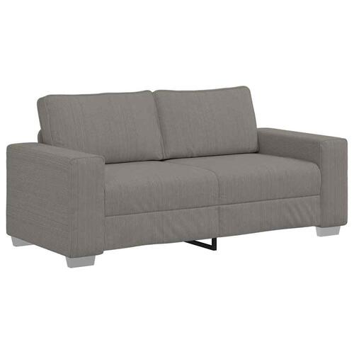 Elskovssofa 140 cm fløjlsstof lysegrå