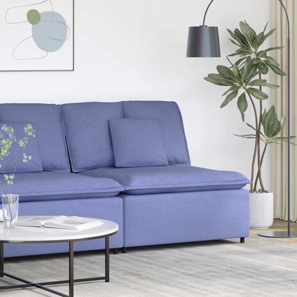 Modulopbygget Sofaarmlænsendemodul Med Hynder 100 Cm - Denimblå / centre sofa