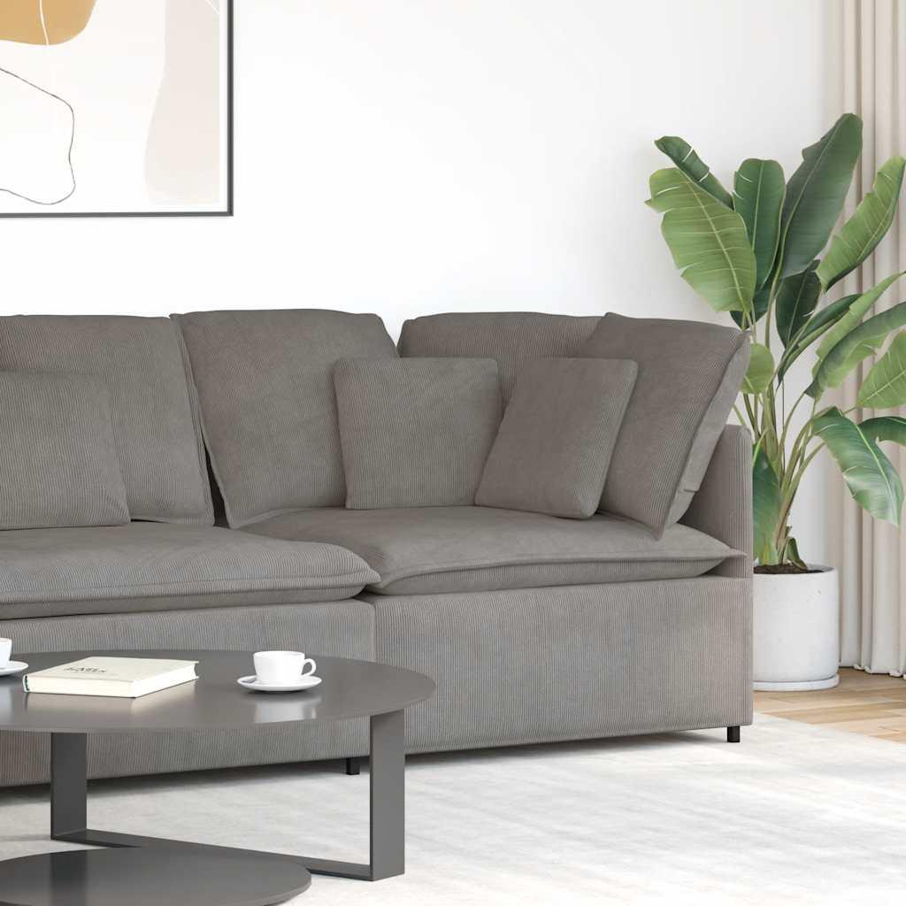 Modulopbygget Sofacentermodul Med Hynder 100 Cm - Lysegrå / Hjørnesofa