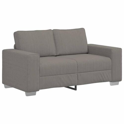 Elskovssofa 120 cm fløjlsstof lysegrå