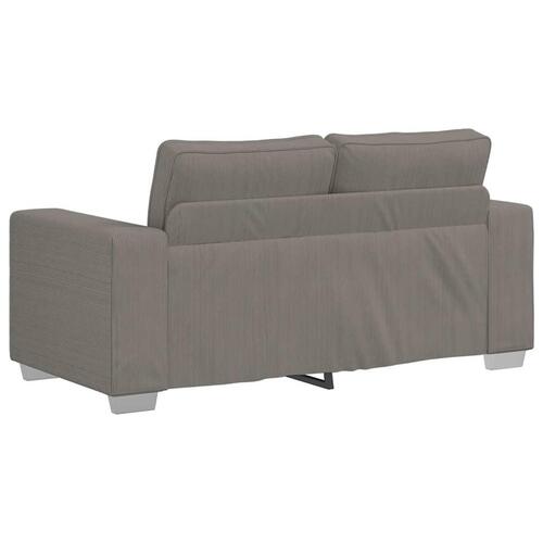Elskovssofa 120 cm fløjlsstof lysegrå