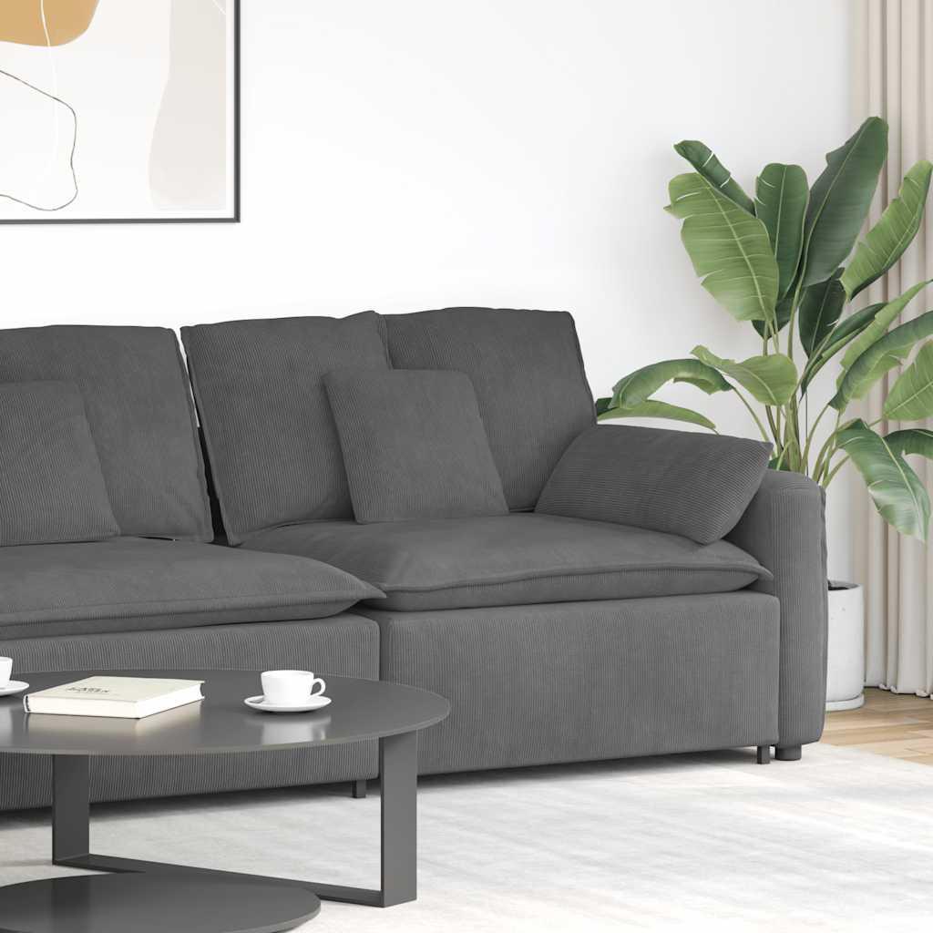 Modulopbygget Sofacentermodul Med Hynder 100 Cm - Mørkegrå / end sofa