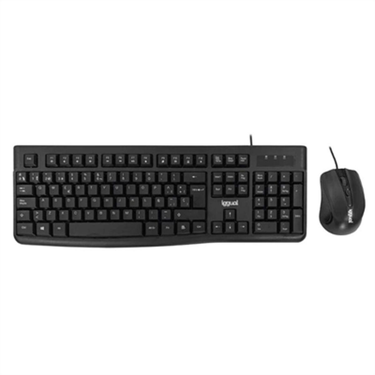 Tastatur og mus - iggual CMK-BUSINESS2 (med kabel)