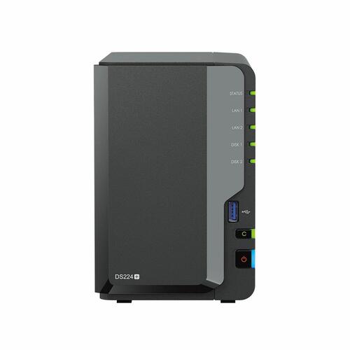 NAS-netværkslagring Synology DS224+ Sort Intel Celeron Intel Celeron J4125