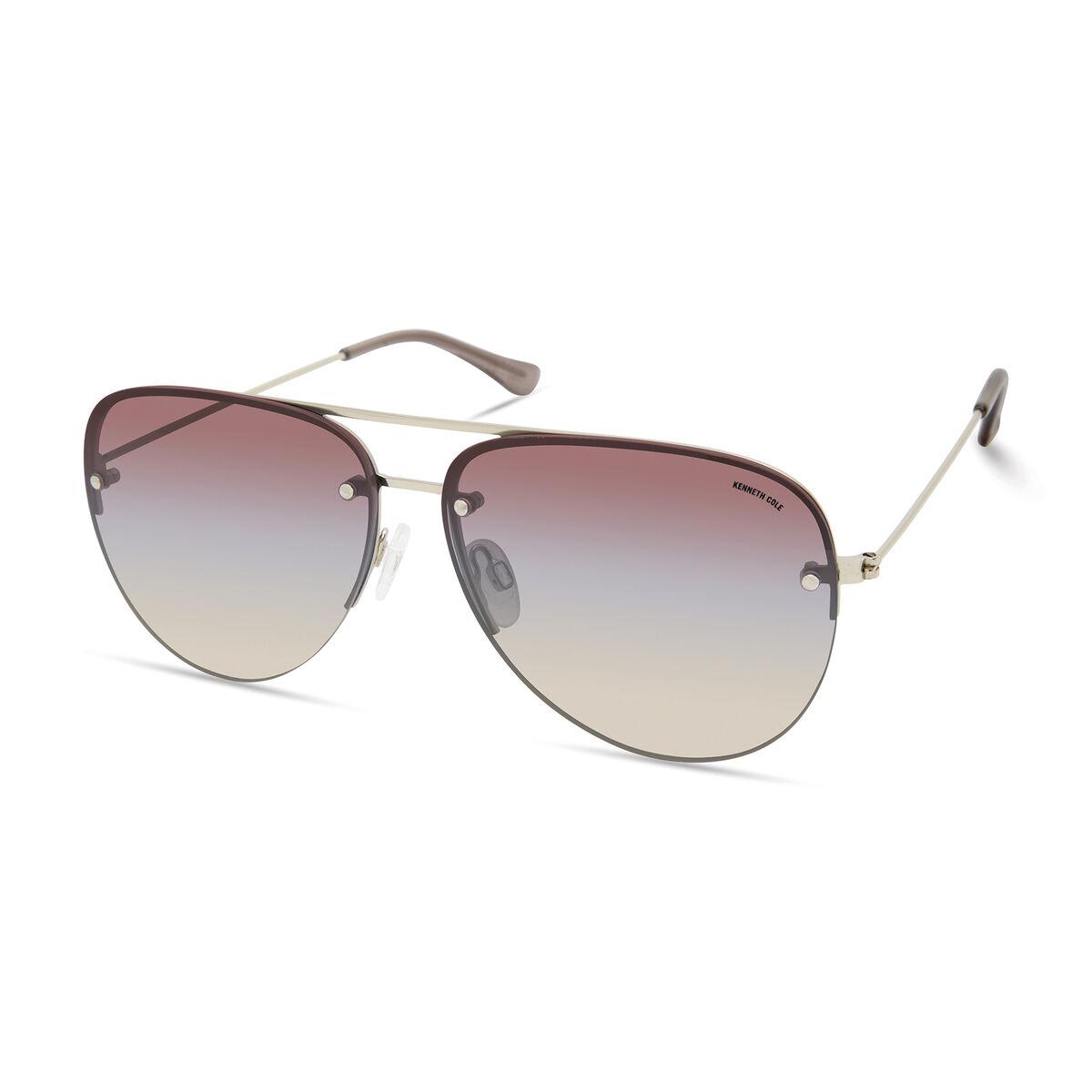 Kenneth Cole KC2959-6211T damesolbriller - grå/pink, Ø 62 mm