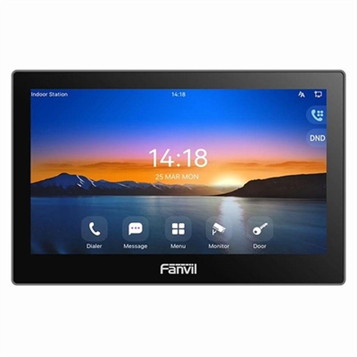 Skærm med touch Fanvil i504W 7" - Wi‑Fi, højttalere, sort