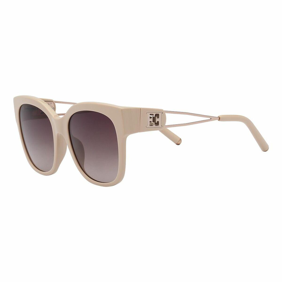 Escada solbriller til kvinder SESD325506K6 - Ø 55 mm, beige/rød