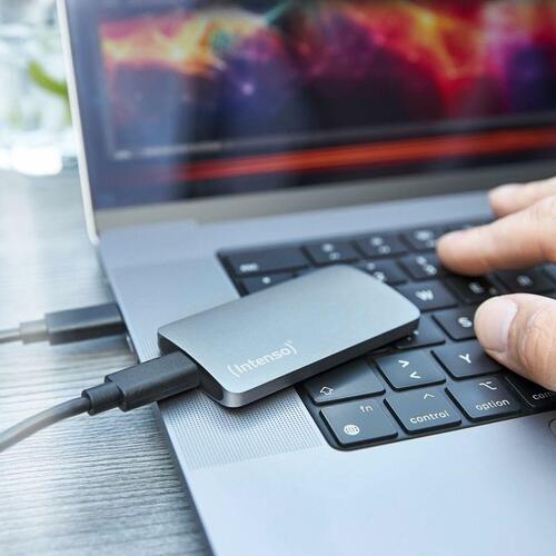 Ekstern SSD harddisk INTENSO eSSD TX800 2 TB USB-C 3.2 Gen2