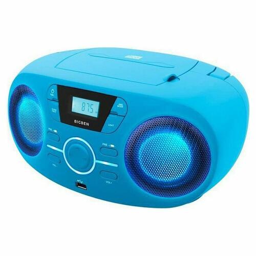 CD-radio BigBen Connected CD61BLUSB Blå