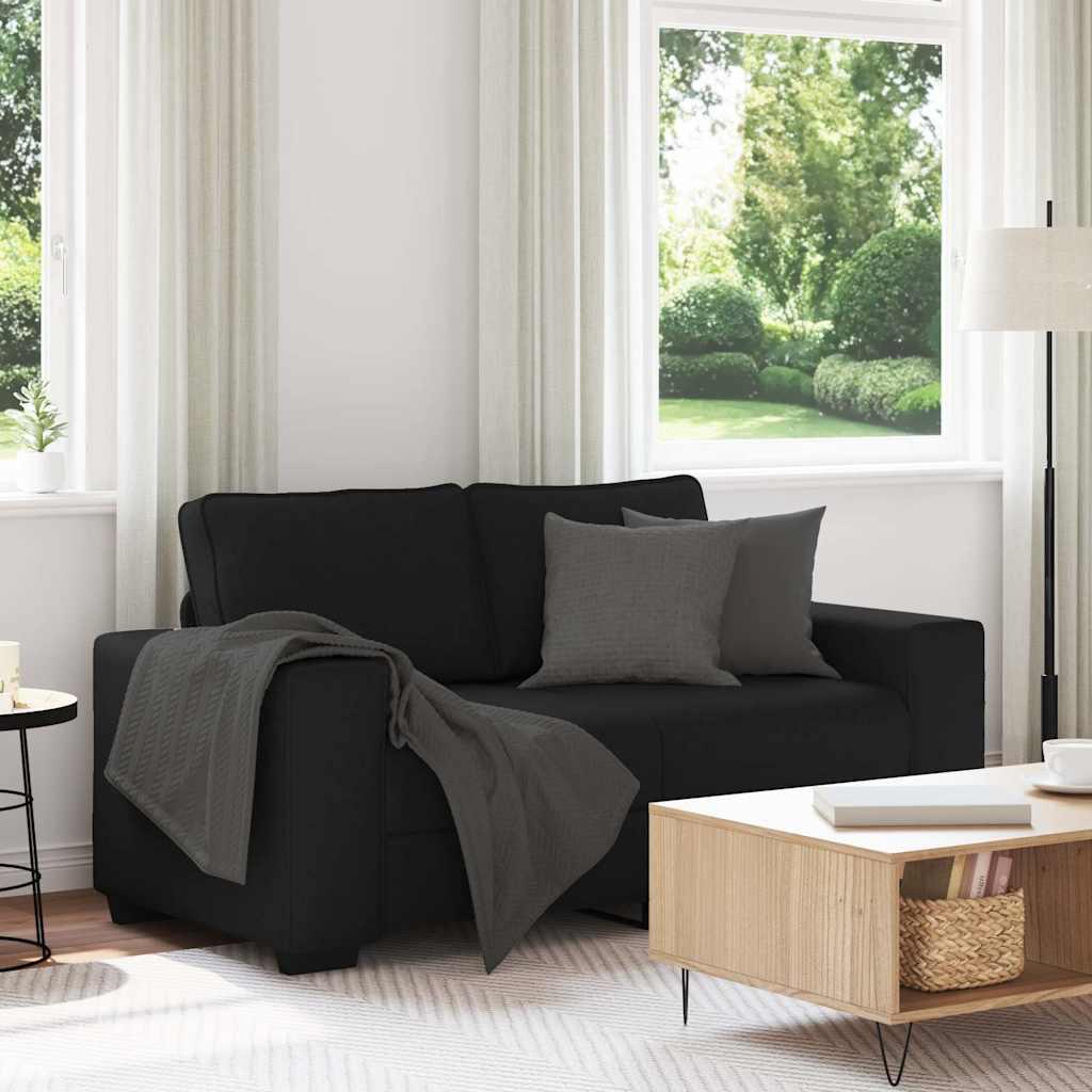 3-Personers Sofa Stof - 120 cm / Sort