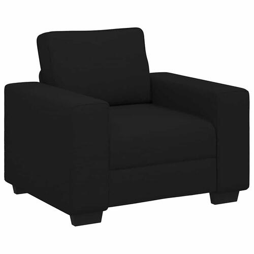 Lænestol 60 cm stof sort