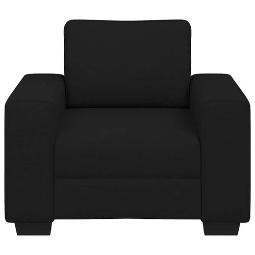 Lænestol 60 cm stof sort