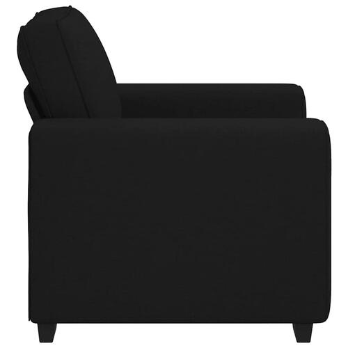 Lænestol 60 cm stof sort