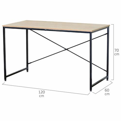 Skrivebord Max Home Stål Melamin spånplade 120 x 71 x 60 cm
