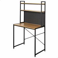 Skrivebord med hylder Max Home Stål Melamin spånplade 84 x 148 x 50 cm