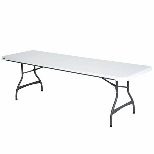 Sammenklappeligt bord Lifetime Hvid 244 x 74 x 76 cm