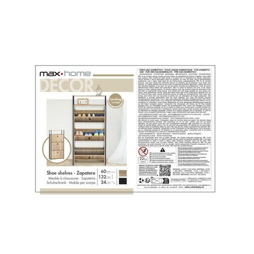 Skostativ Max Home 60 x 132 x 24 cm