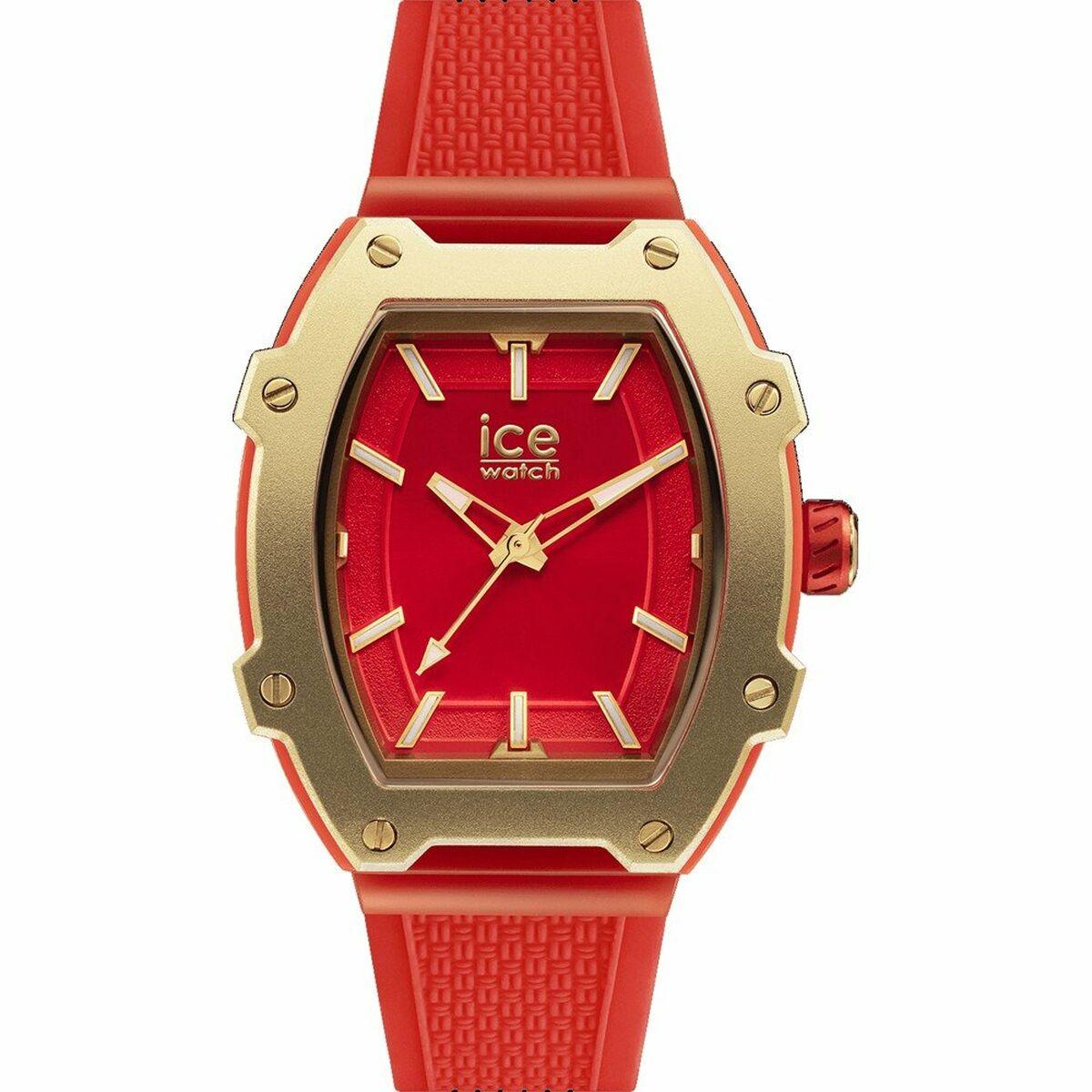 Ice dameur 023320 - rød silikonerem, Ø 36 mm