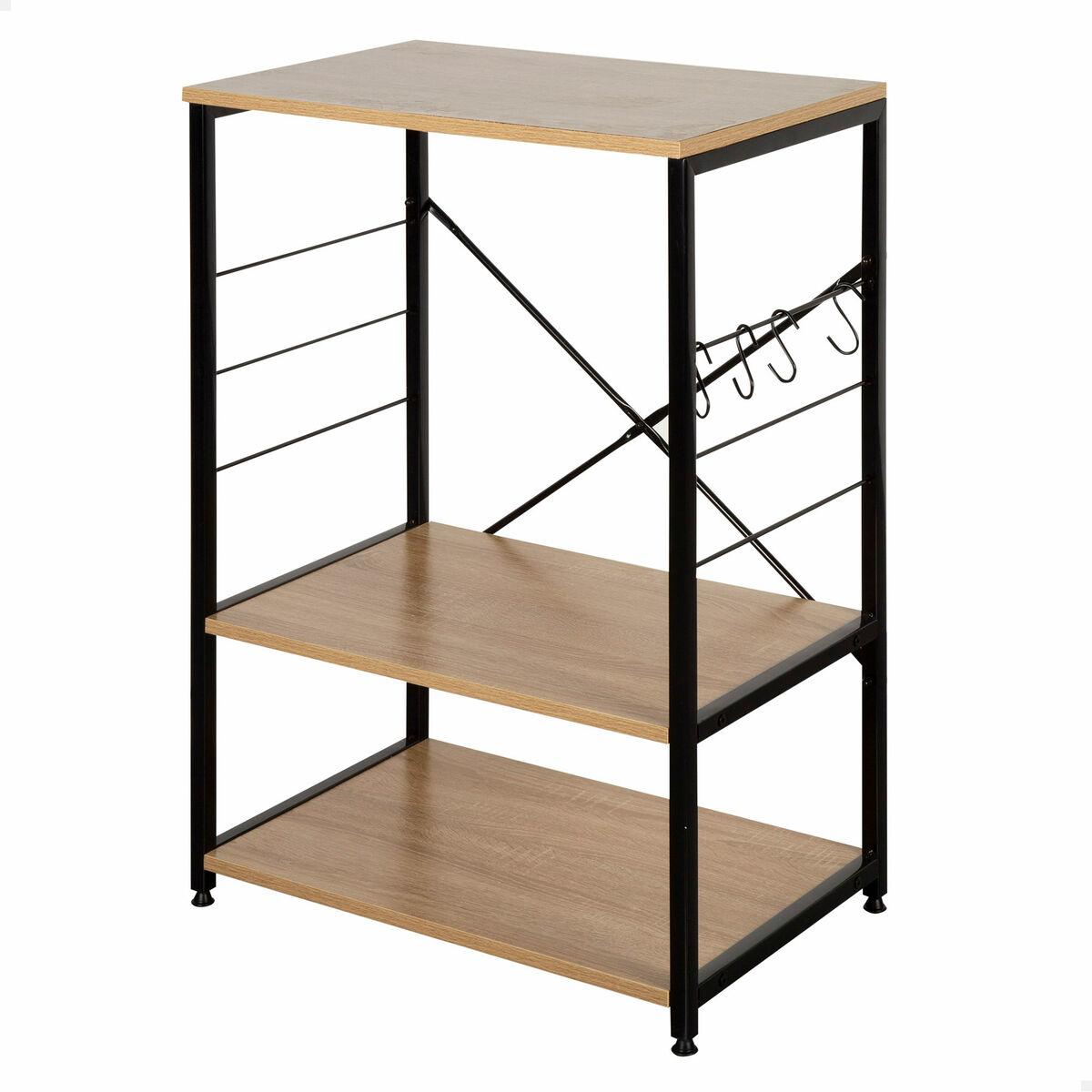 Max Home reol i stål og melaminspånplade - 3 hylder