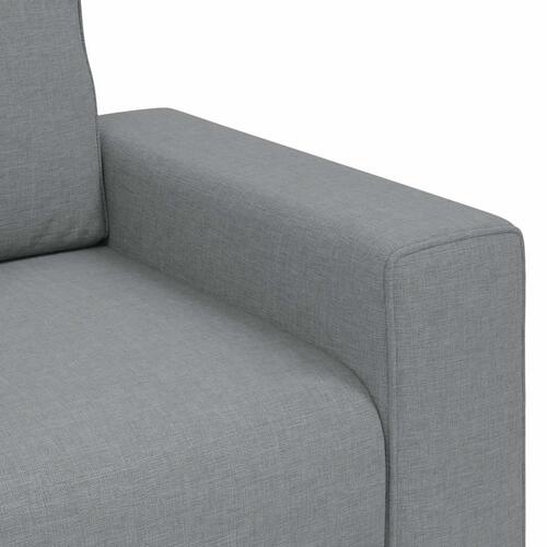 2-personers sofa 140 cm stof lysegrå