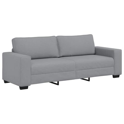 2 personers sofa med hynder stof lysegrå