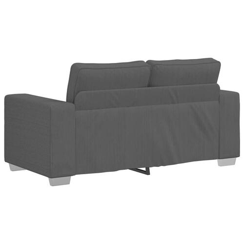 Elskovssofa 120 cm fløjlsstof mørkegrå