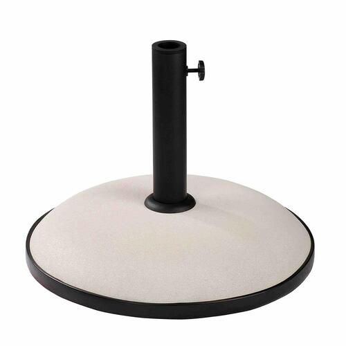 Marbueno Base Parasol Rund Cement 45x36 cm 20KG Hvid Have, Pool, Terrasse 10451