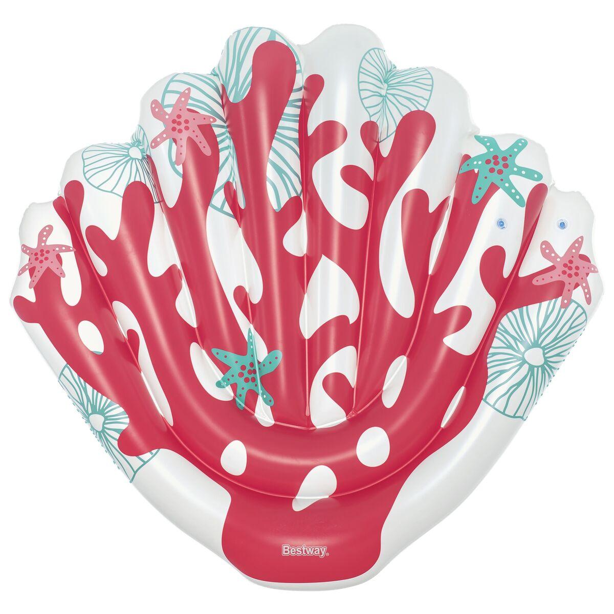 Bestway oppustelig bademadras Coral 186 × 153 cm - strand og pool