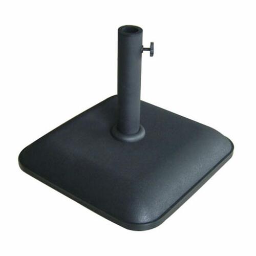 Marbueno Base Parasoll Cement 45X45X7,3 cm 25KG Sort Have, Pool og Terrasse 10458